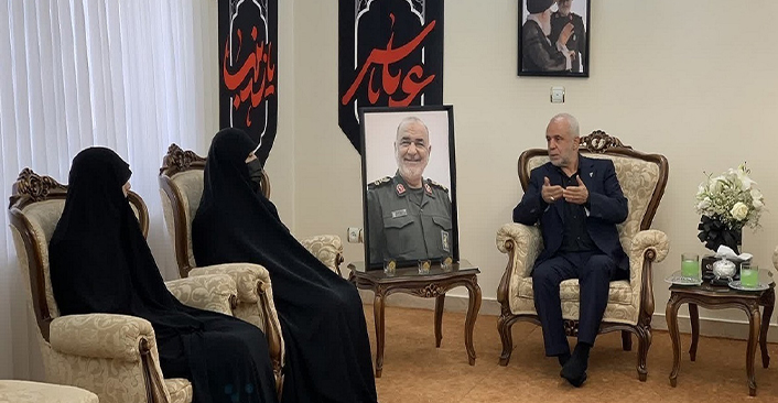 پیام دختر شهید سلامی در خصوص مشاور شهید سپهبد حسین سلامی