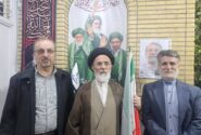 حضور سید مهدی حسین زاده دبیرکل بنیاد قرآن در مراسم بزرگداشت دکتر لاریجانی